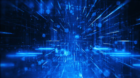 科技感立体空间背景