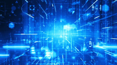 科技感立体空间背景