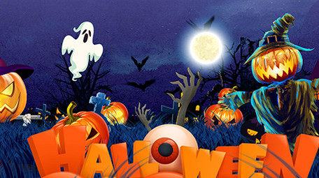 万圣节创意E3D卡通质感片头