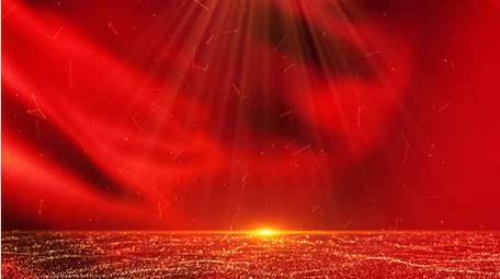 大气红绸粒子晚会背景