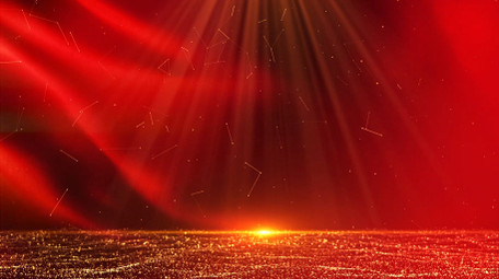 大气红绸粒子晚会背景