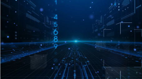 科技大数据穿梭背景视频模板