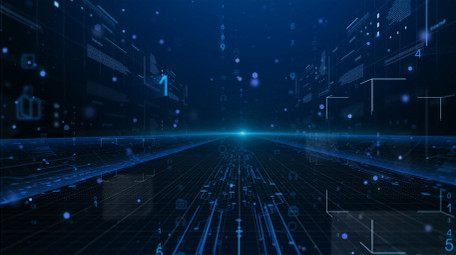 科技大数据穿梭背景视频模板