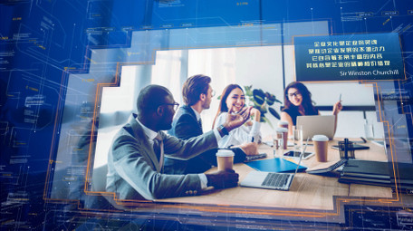 科技商务元素背景图文AE模板