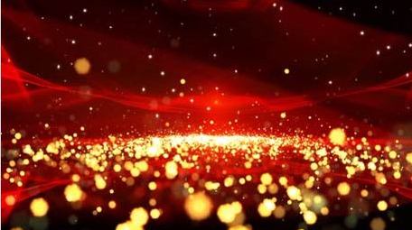 党政大气红绸粒子背景视频