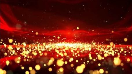 党政大气红绸粒子背景视频