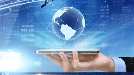 创意企业科技技术pr图文模板