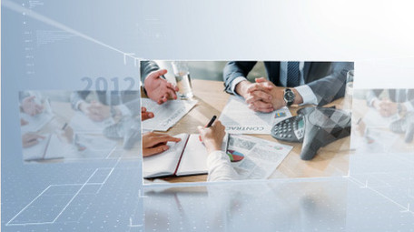 简约科技企业图文展示AE模板