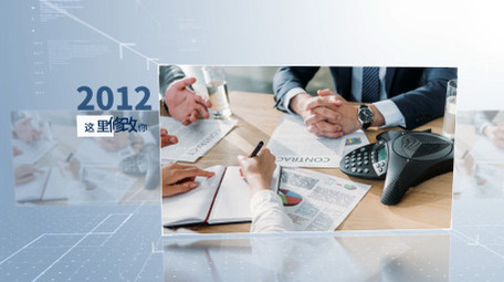 简约科技企业图文展示AE模板