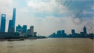 黄浦江上海中心大厦延时实拍
