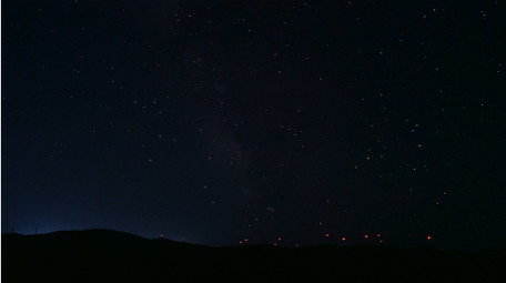 草原星空银河延时摄影高清4K