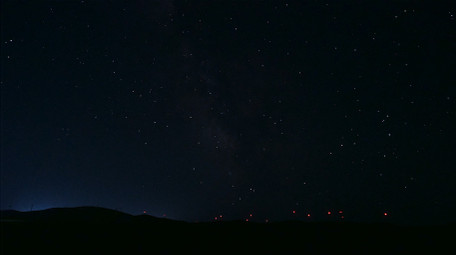 草原星空银河延时摄影高清4K
