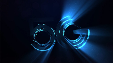 蓝色扫光LOGO动画AE模板