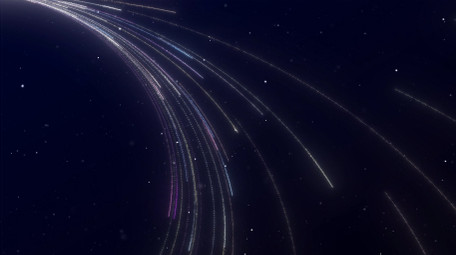 唯美光晕粒子发射光线背景视频