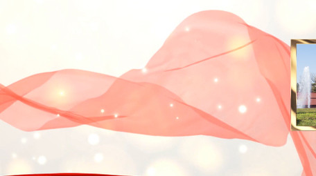 震撼红绸党政党建图文pr模板