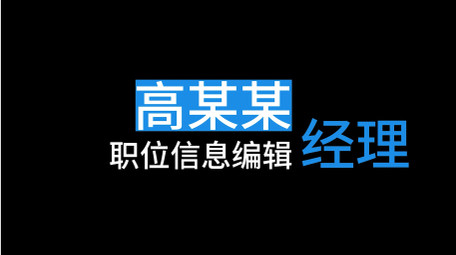 4K简约商务人名字幕条