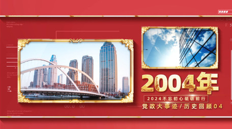 大气党政图文大事迹纪录宣传片