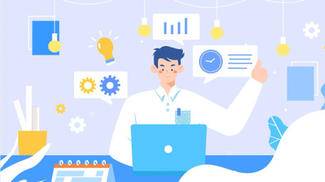 极简商务项目介绍mg动画