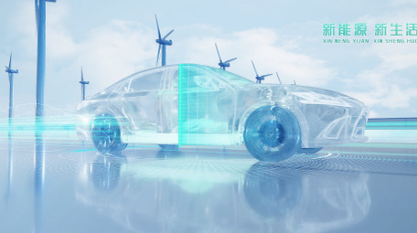 清新绿色新能源科技片头AE模板