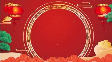 喜庆中国风新年春节背景