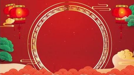 喜庆中国风新年春节背景