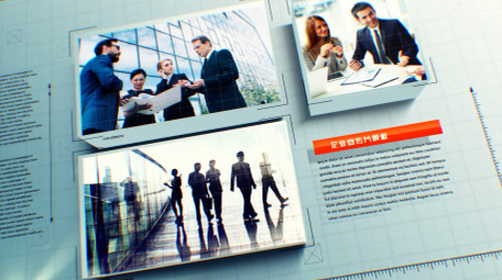 科技企业宣传多图AE模板