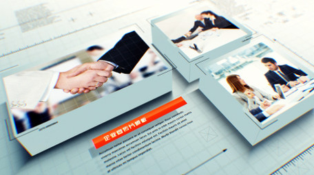 科技企业宣传多图AE模板