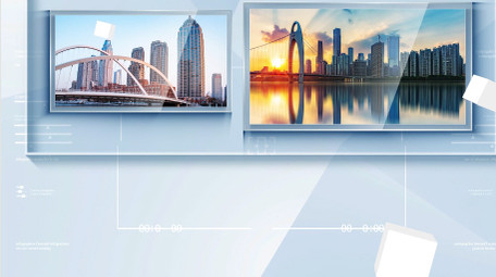 明亮玻璃质感商务图文AE模板