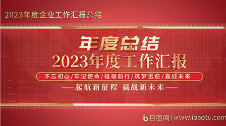党政年终汇报AE模板
