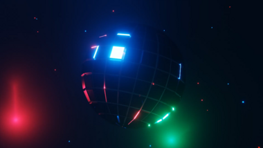 炫酷大气圆形闪光灯舞台4k视频