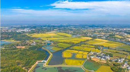 乡村振兴农田风光4k航拍延时