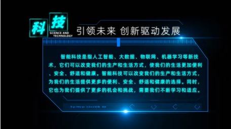 互联网动态科技效果字幕条