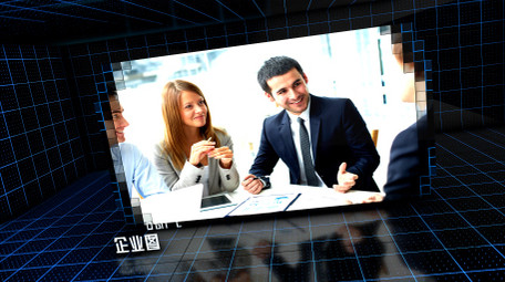 <strong>科技图文</strong>三维动效演示AE模板