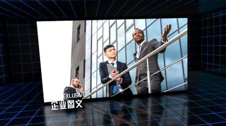 <strong>科技图文</strong>三维动效演示AE模板