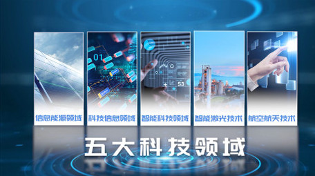 商务企业<strong>科技图文</strong>分类PR模板