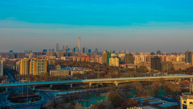 <strong>北京地标</strong>国贸CBD城市风光延时