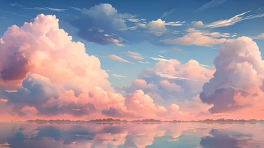 天空彩云云朵背景视频