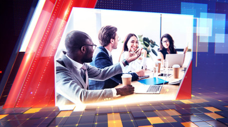 科技宣传<strong>图文</strong>片头AE模板