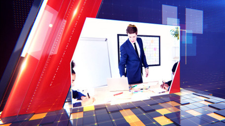 科技宣传<strong>图文</strong>片头AE模板