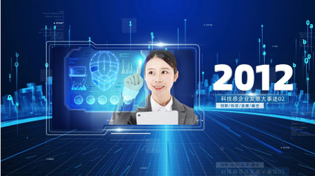 企业<strong>科技</strong>发展时间线宣传AE模板