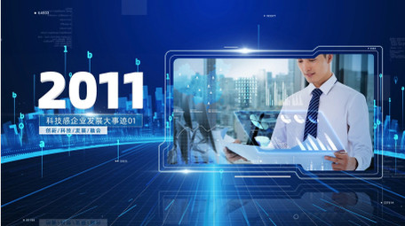 企业<strong>科技</strong>发展时间线宣传AE模板