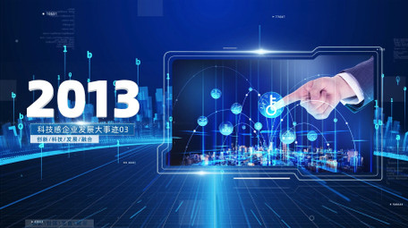 企业<strong>科技</strong>发展时间线宣传AE模板