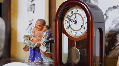 家具时钟徽派建筑牌匾实拍