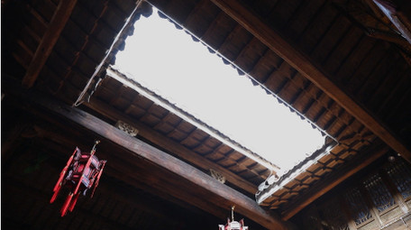 家具时钟徽派建筑牌匾实拍