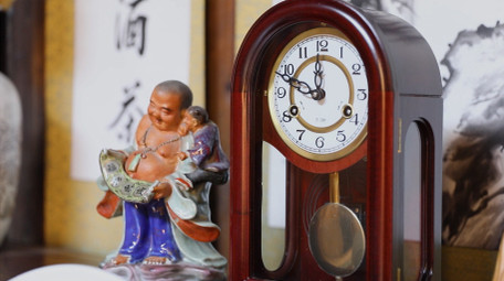 家具时钟徽派建筑牌匾实拍