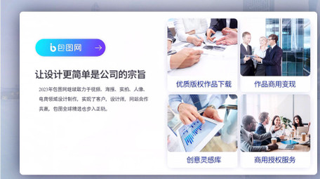 简洁企业图文介绍AE模板