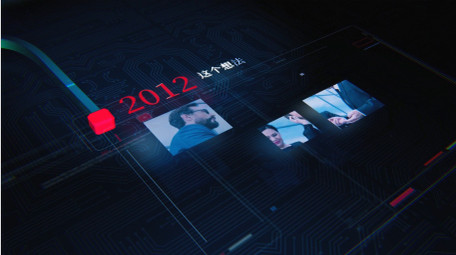 科技企业时间线图文展示AE模板