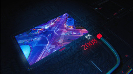 科技企业时间线图文展示AE模板