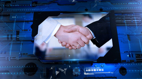 AI科技图文AE模板