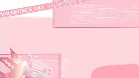 情人节促销图文快闪AE模板